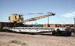 ATSF Burro Crane 1764 on Wt-T flatcar 206132